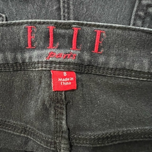 Elle Black Straight Skinny Jeans - Picture 5 of 6